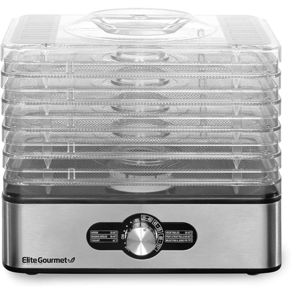 Elite Other - Elite Gourmet Compact Dehydrator, 5 Stainless